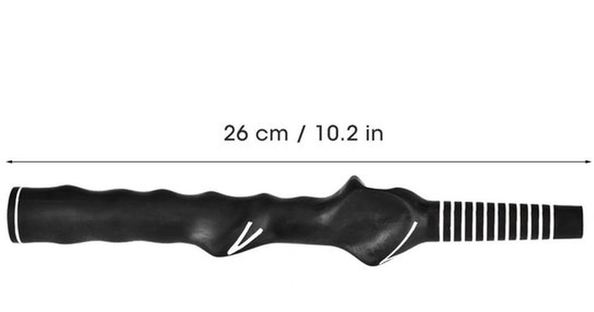 Swing Trainer Gloednieuw - Trainingsgreep - Oefenassistent - Rubber - 26 cm - Ergonomische Handpositie - Grip Trainer