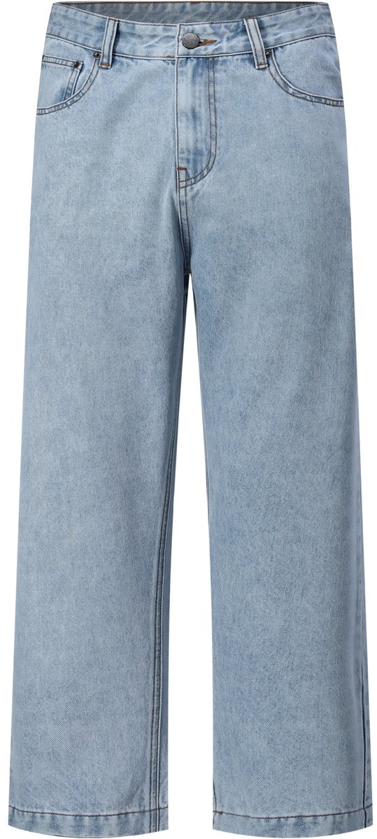 YOUTHUP Heren Jeans Straight Fit - Katoenmix Gewassen Look - 2XL