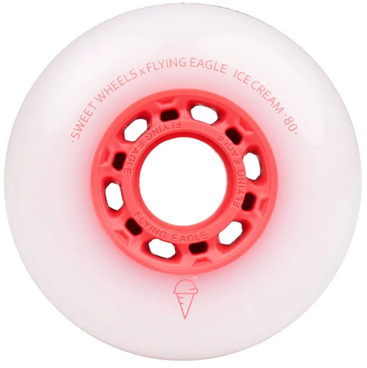 Flying Eagle Ice Cream Schaatswielen Roze 100 mm