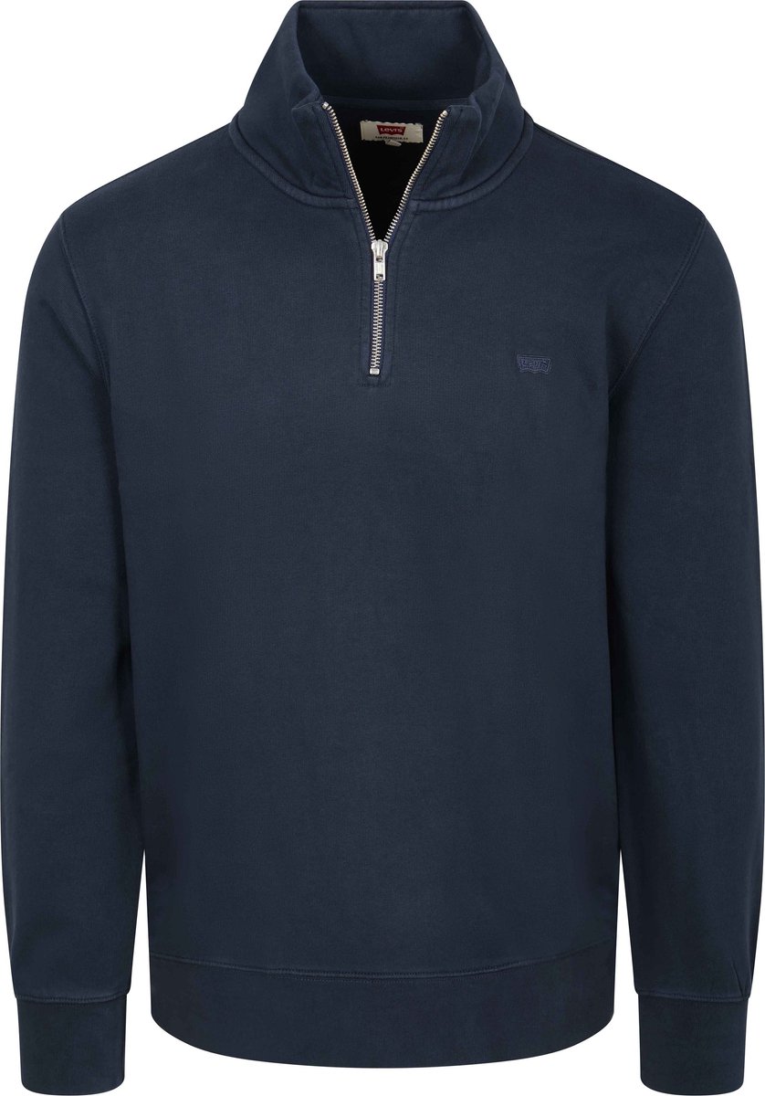 Levi's Sweat Half Zip Navy - Maat M - Heren - Quarter zip