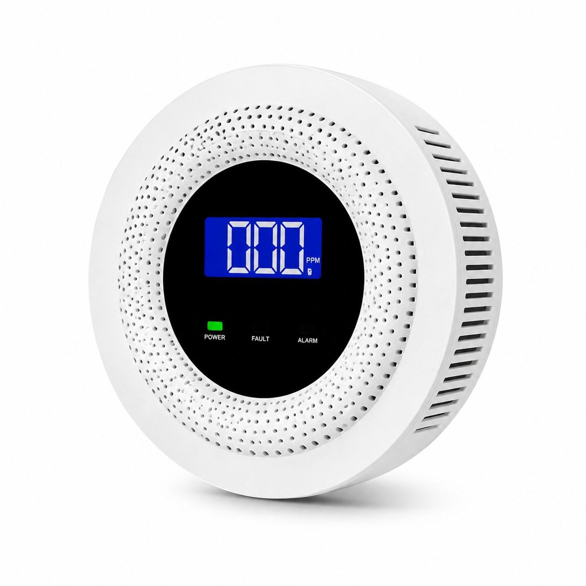 slimme gaslekdetector met digitaal display, alarm voor brandbaar aardgas en propaan voor keuken, huis en camper, bediening via app en spraakmelding, ingebouwde temperatuursensor, 433 MHz draadloos, FCC/CE/RoHS-gecertificeerd