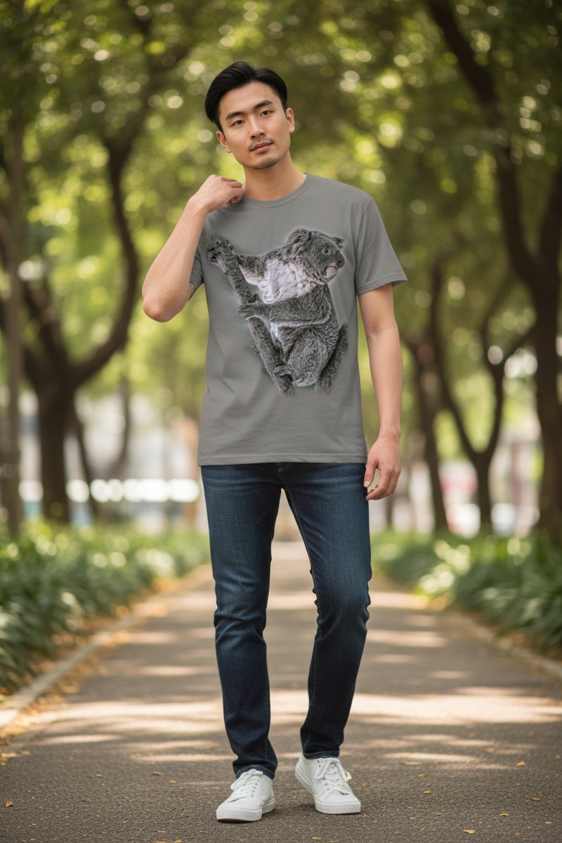 Eucalyptus Whisperer - Koala The Coloured House T-shirt S