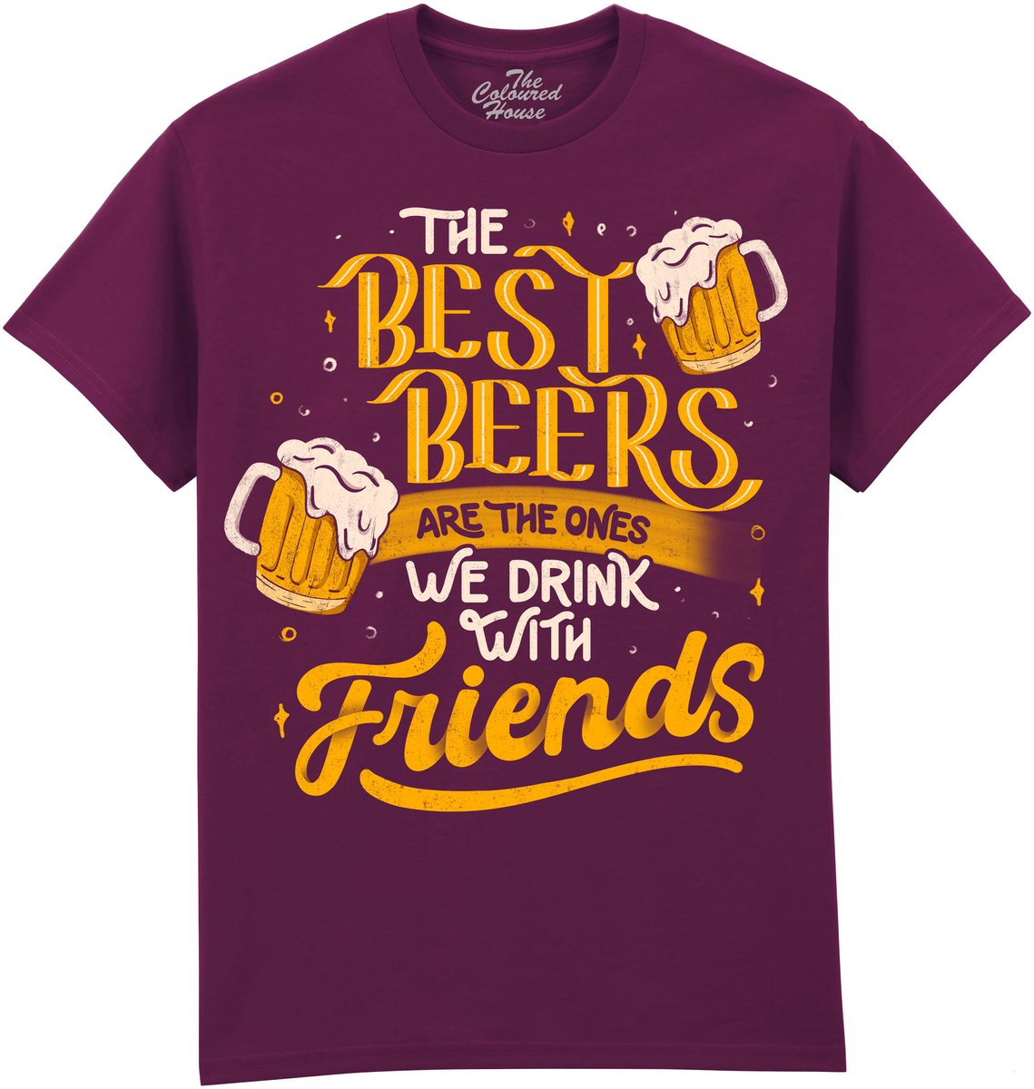 Bier Best Beers The Coloured House T-shirt XL