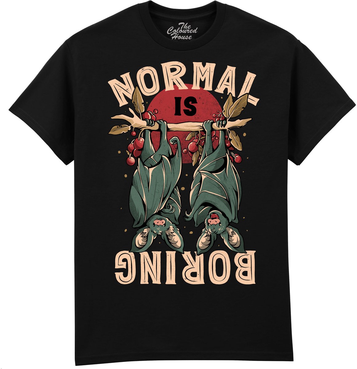 Vleermuis Normal Is Boring The Coloured House T-shirt XL