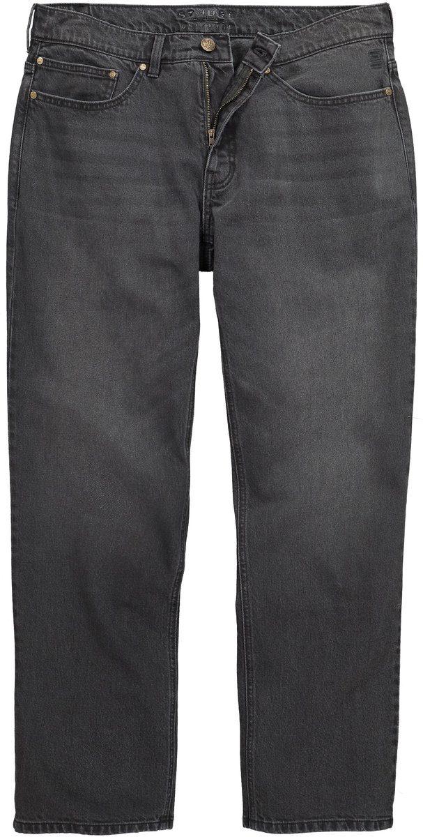 STHUGE - Heren - Jeans baggy fit 5-pocket vintage look tot 72 - Zwart - Maat 58
