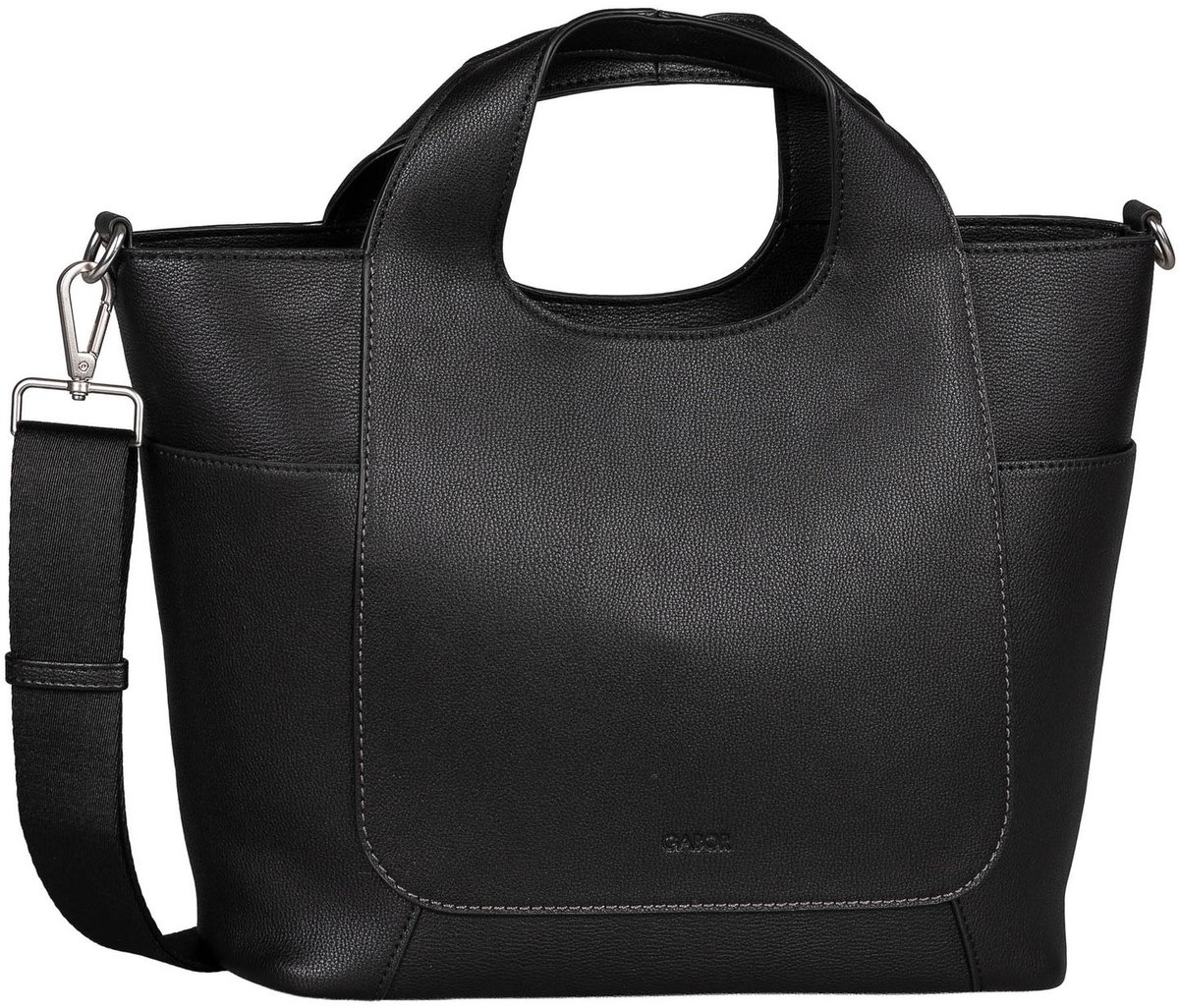 Gabor handtas schoudertas Adira Zip Shopper Black zwart