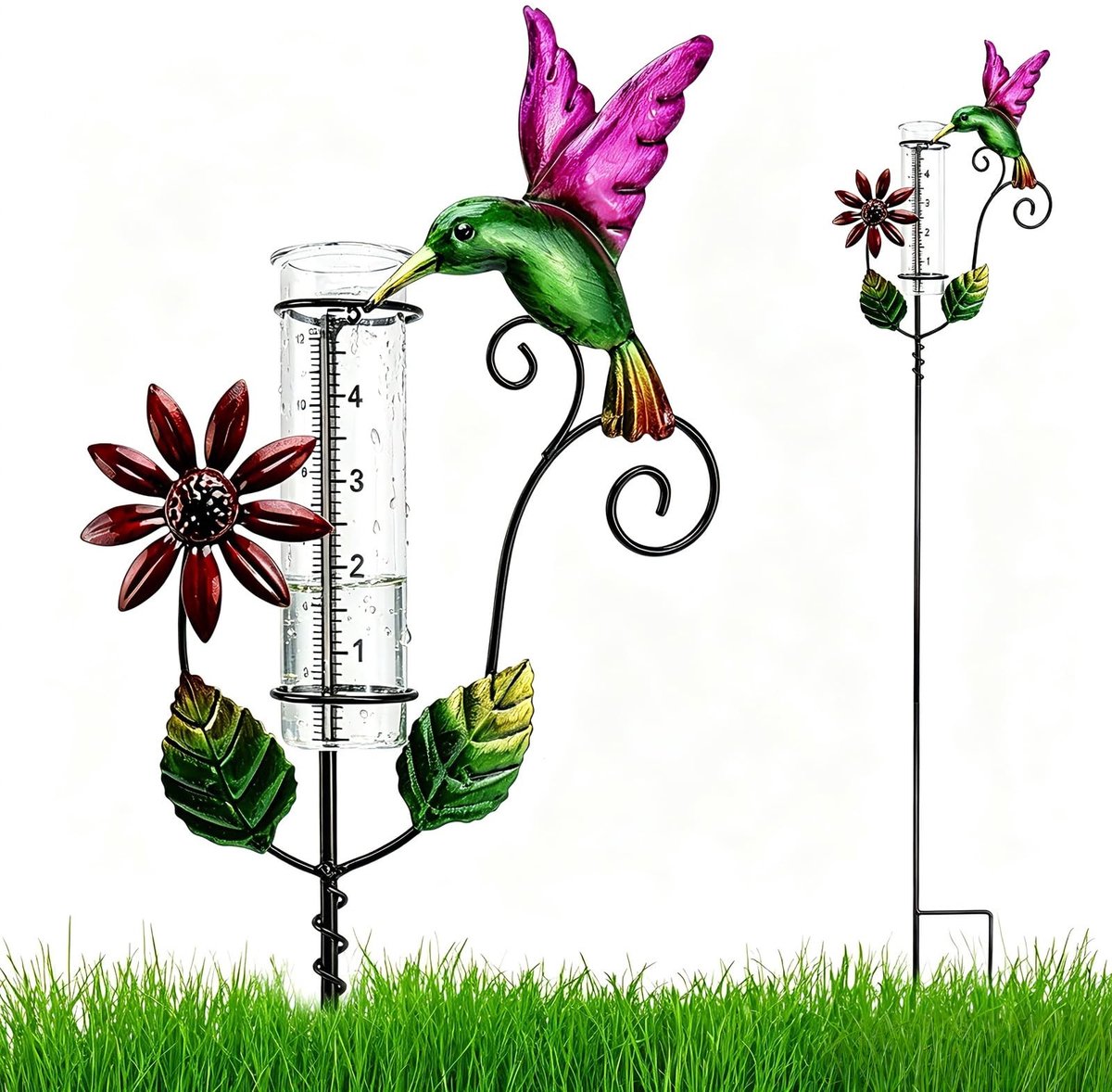 Solidchoice - Regenmeter van Glas voor Tuin en Gazon