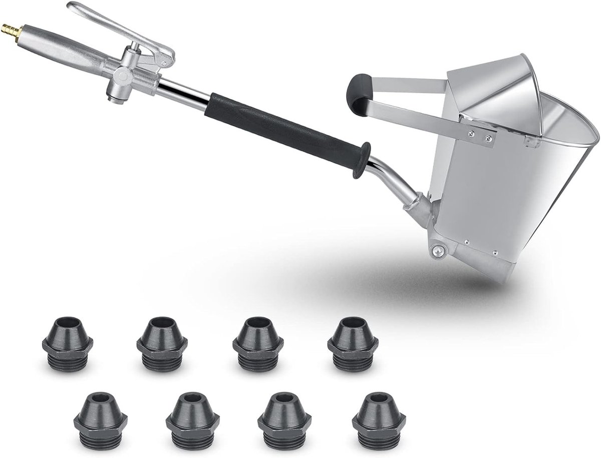Solidchoice - Cementmortel Spuitpistool met 4 Spuitopeningen en Deksel
