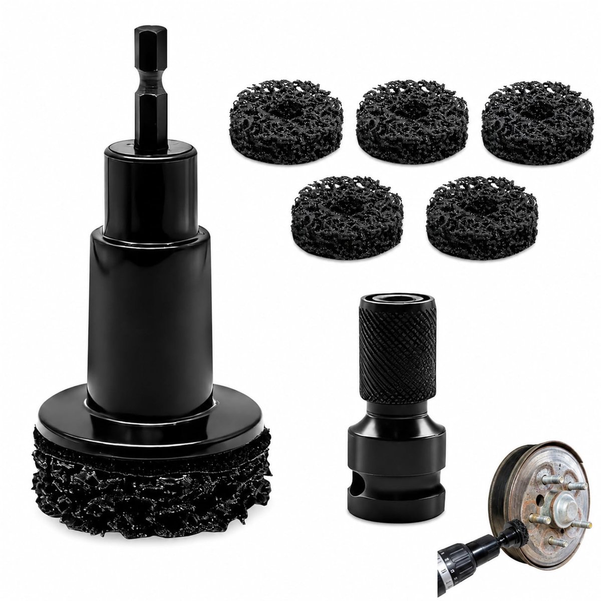 Solidchoice - Wielbouten en Reparatieset met Naafslijper