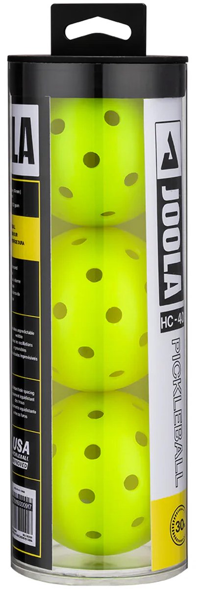 Joola Hc-40 Pickleballballen Geel 3 Balls