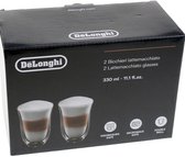 DeLonghi Kopjes Dubbele thermowant Set van 2 latte macchiato glazen 5513214611