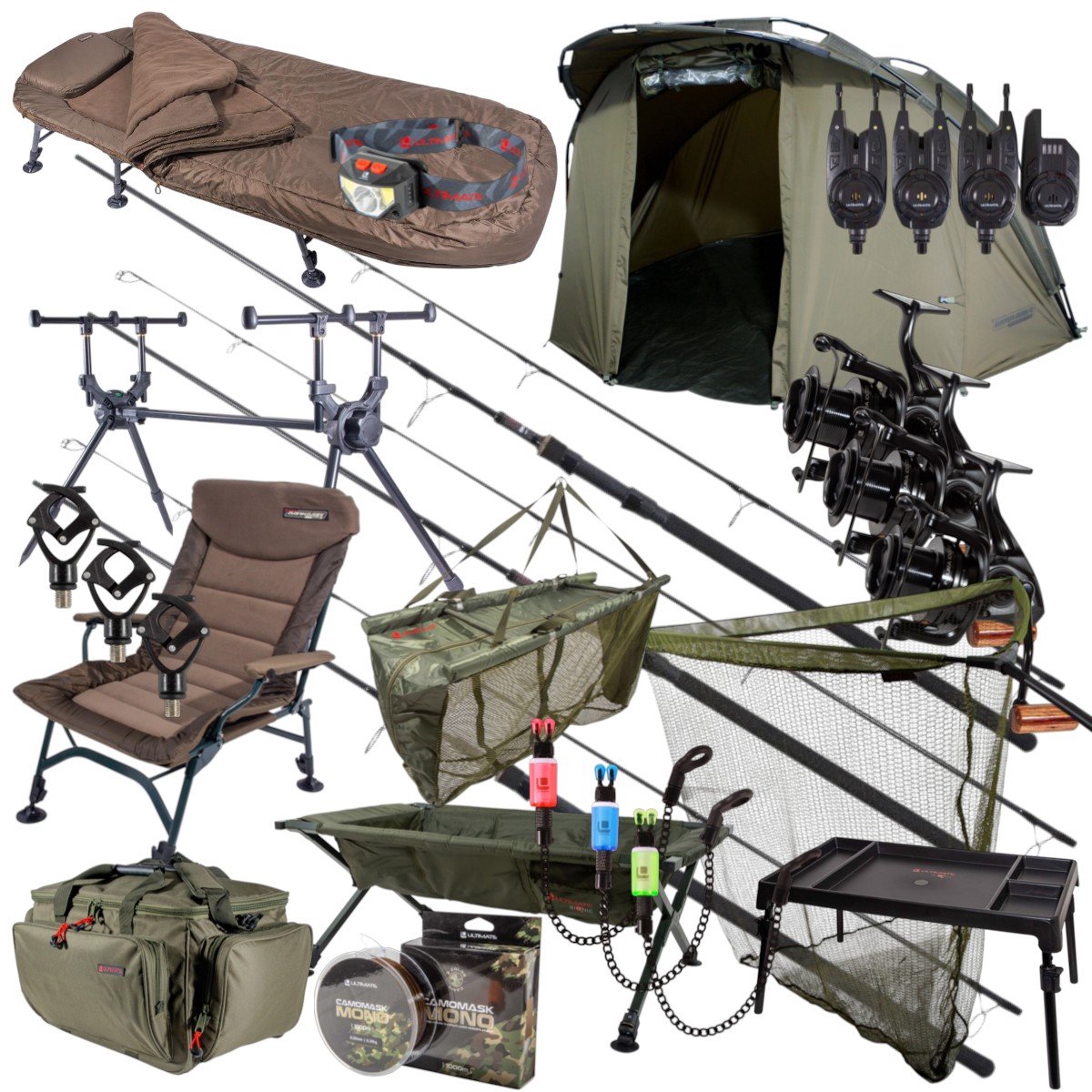 Ultimate Premium Carp Session Set - Karper Set