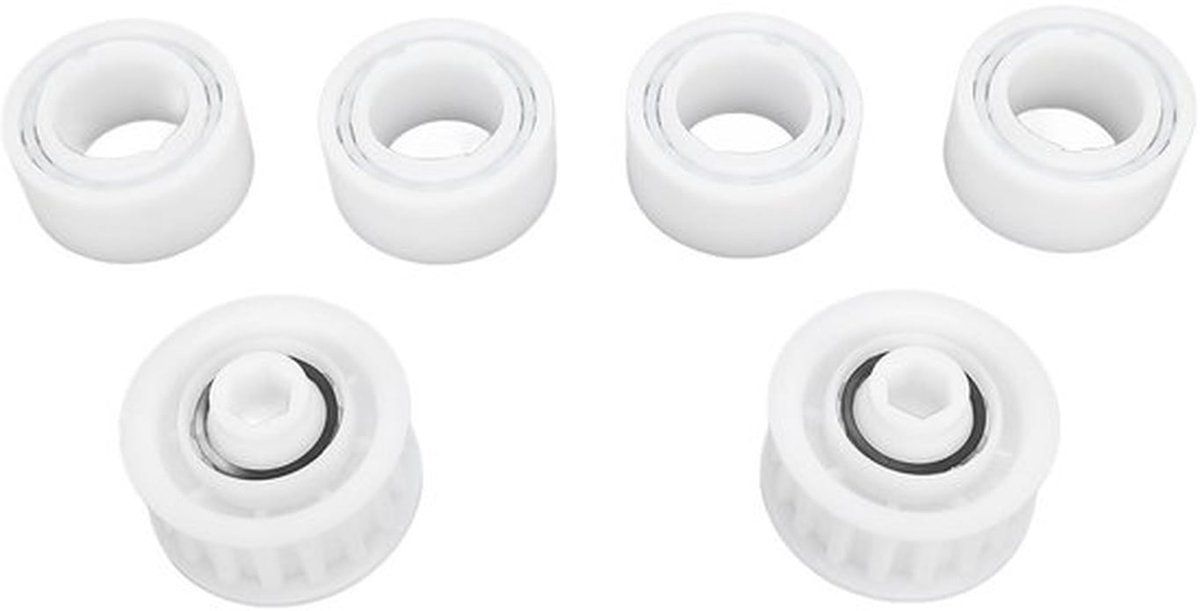 Zwembadreiniger Vervangende Geleidewielen - 4-pack Onderdelen - 2-pack Katroltandwielen - Eenvoudige Installatie - Compatibel met Dolphin - Hoge Betrouwbaarheid - Robotzwembadreiniger