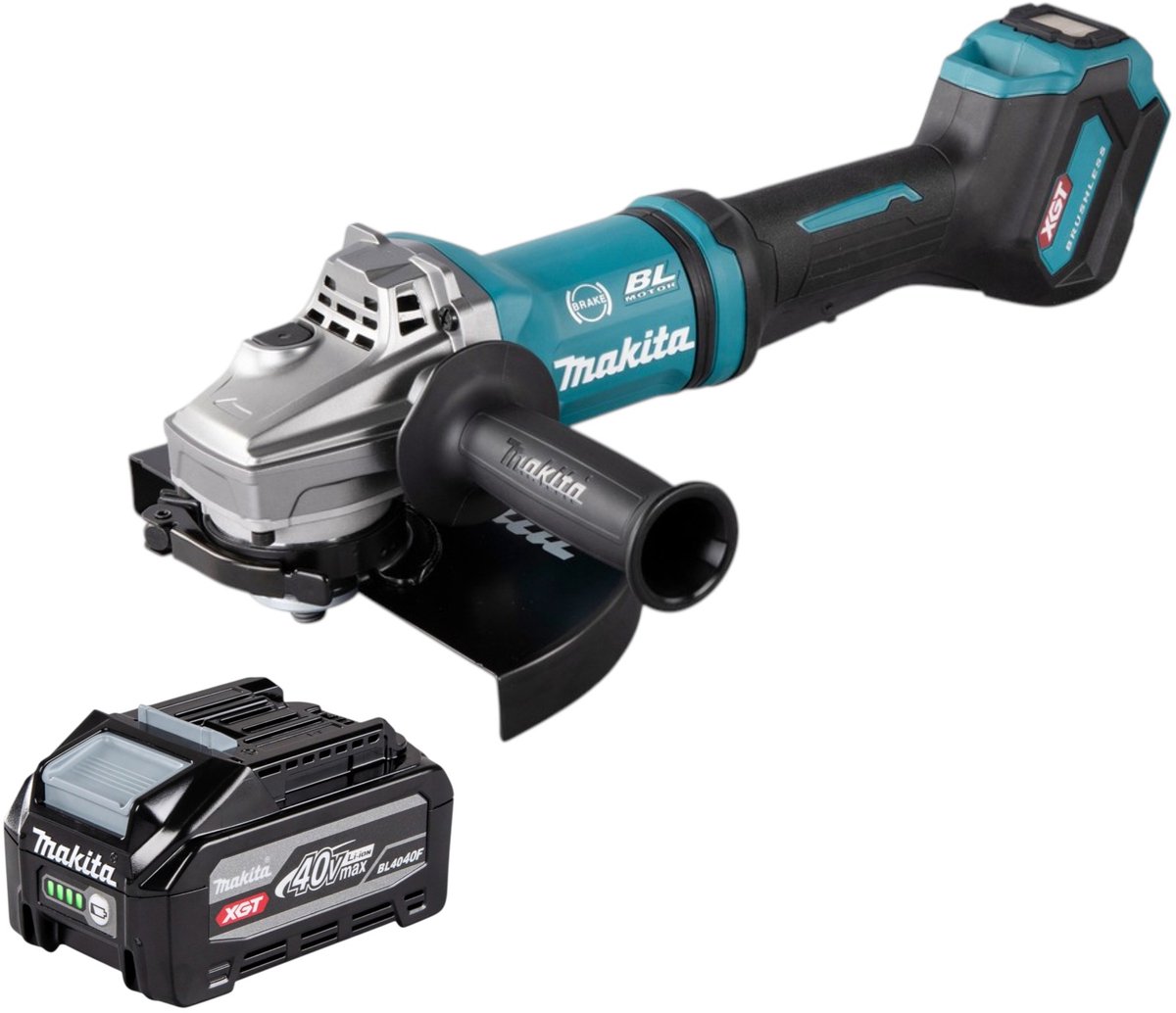Makita GA 038 GZ accu haakse slijper 40 V max. 230 mm borstelloos XGT Solo - zonder accu, zonder oplader