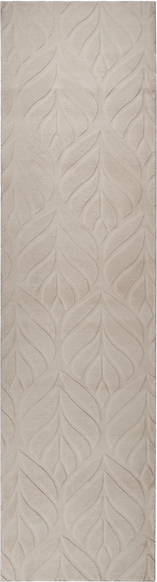 MITCHELL - Vloerkleed - Beige - 80 x 300 cm - Kunstbont
