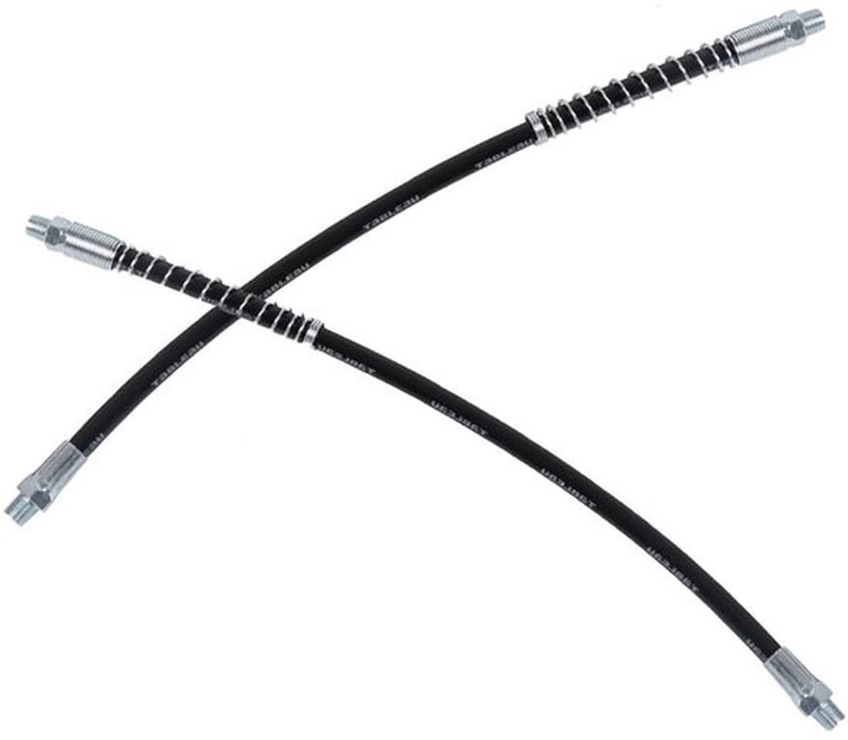 Vet Slang 400mm - Flexibele Slang - Professionele Vet Tool - Rubber/Ijzer - Corrosiebestendig - Max Buitendiameter 12mm - Vetpomp