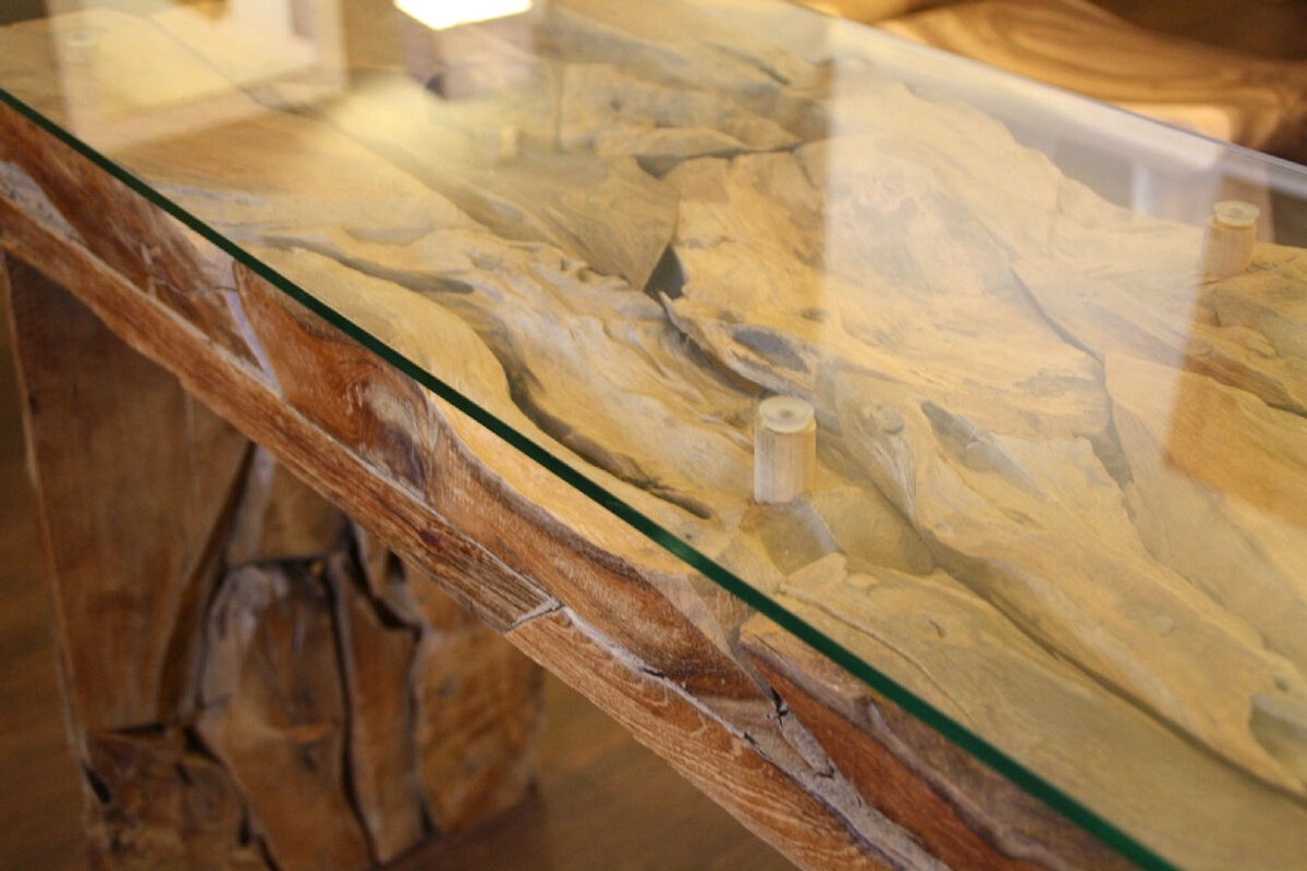 ROOT | Drijfhout Bijzettafel | 125x40x70
