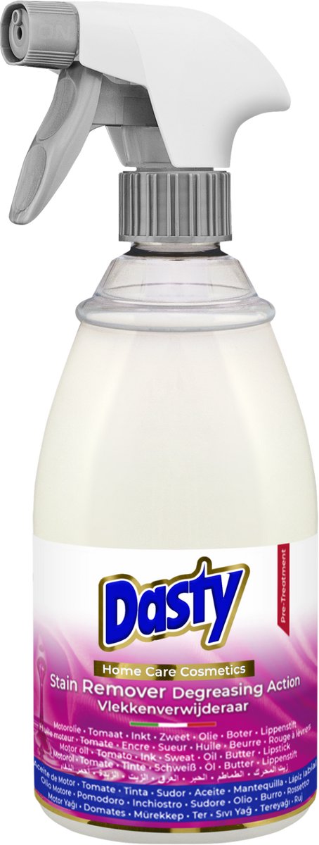 Dasty Vlekkenverwijderaar Ontvettend 600 ml – Tegen Vet, Olie, Make-up en Inkt