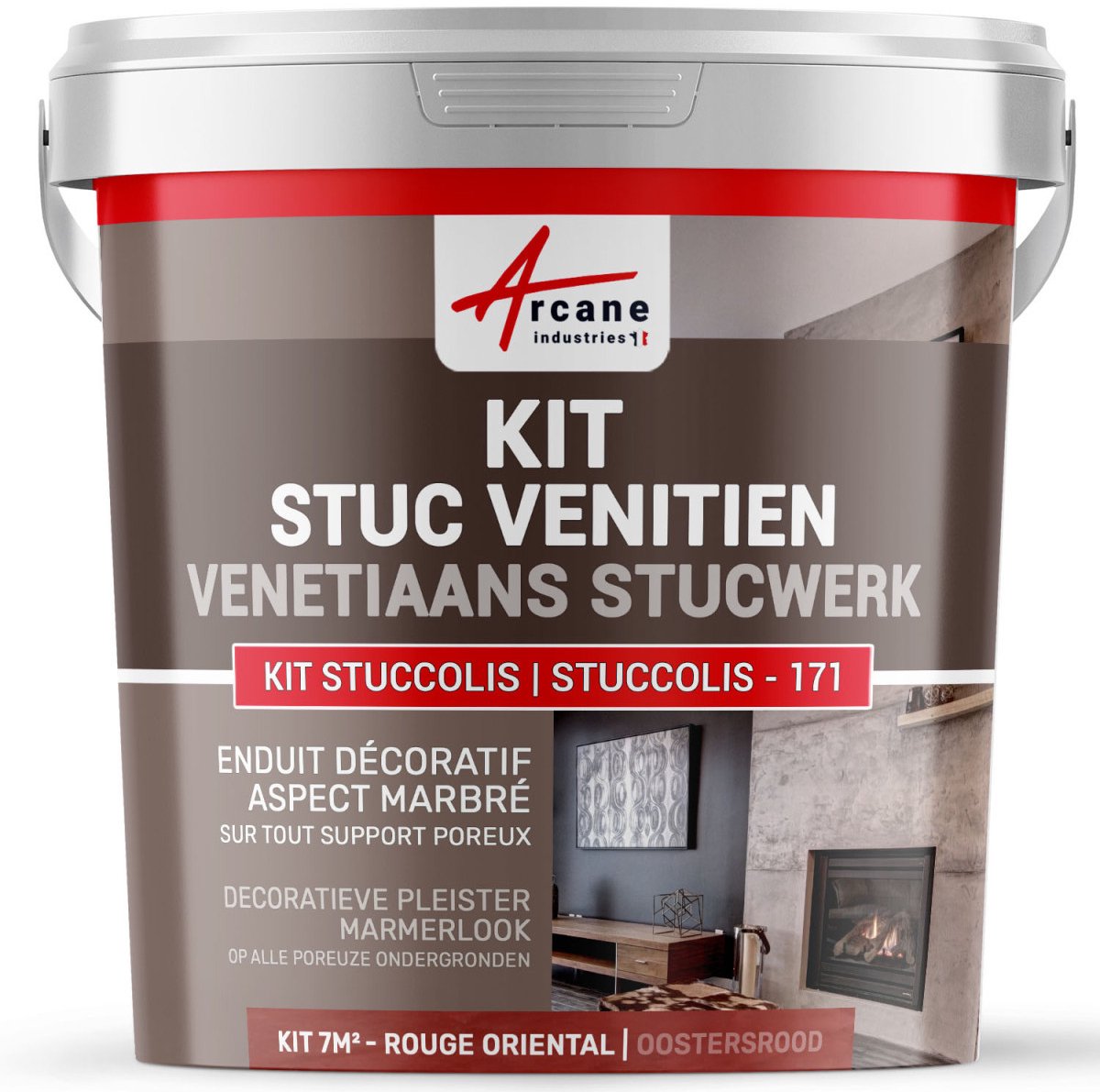 Venetiaanse decoratieve stuc kit - STUCCOLIS - 171