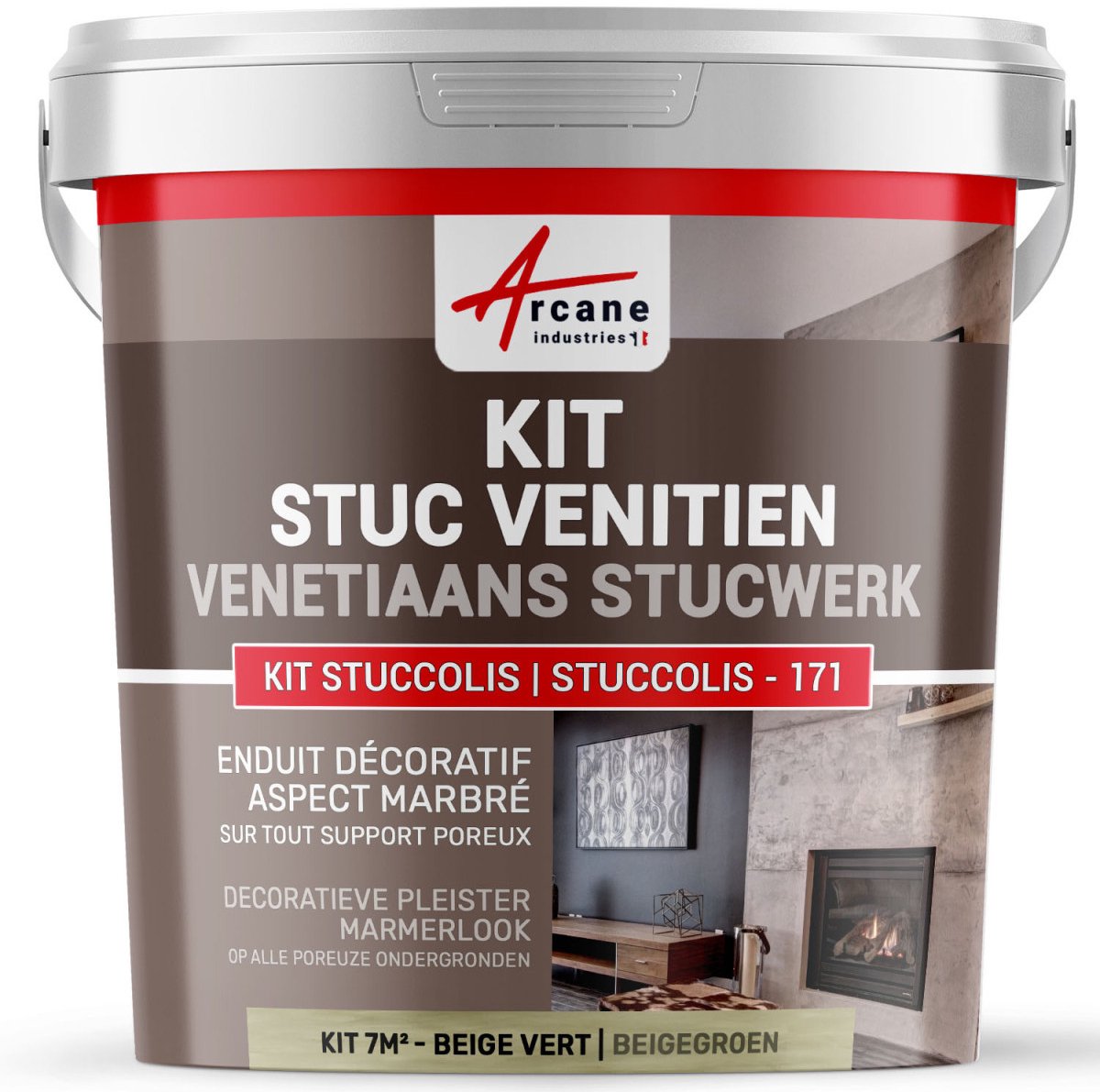 Venetiaanse decoratieve stuc kit - STUCCOLIS - 171
