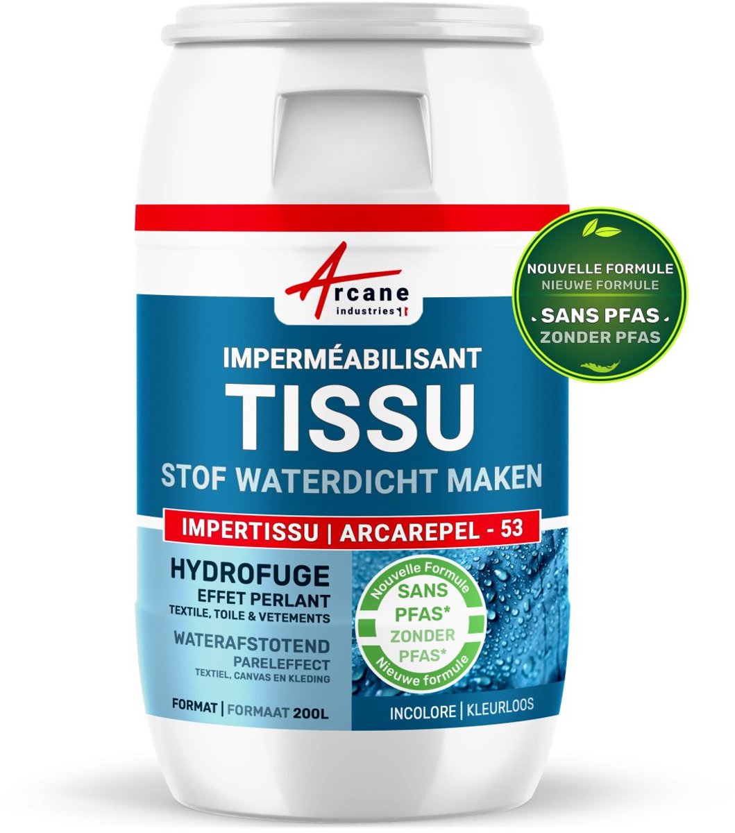 Waterafstotend Middel voor Stoffen, Textiel ZONDER PFAS*: ARCAREPEL - 53