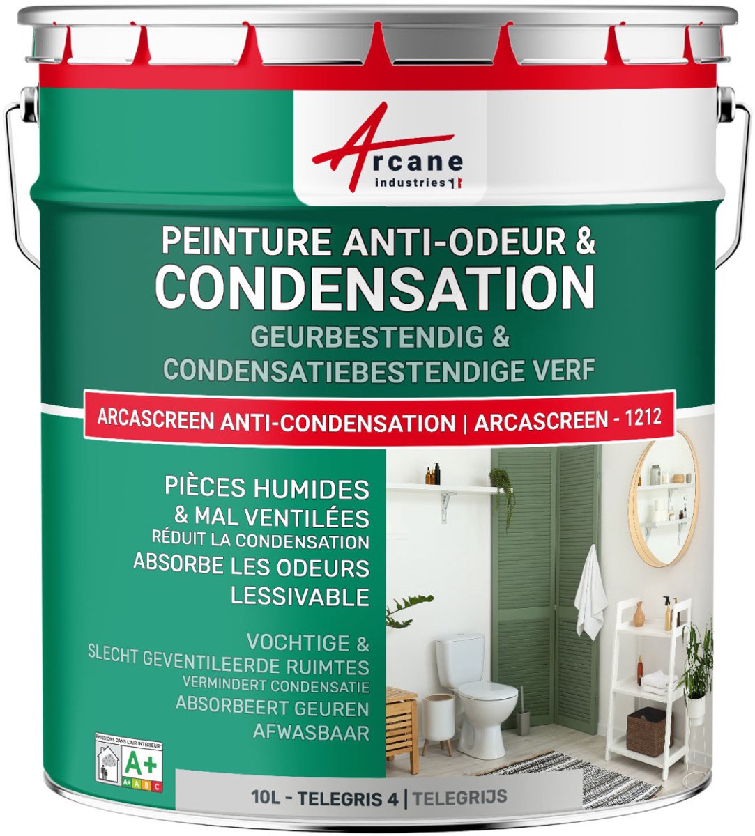 Anti-condensatieverf, anti-geurverf voor vochtige ruimtes: ARCASCREEN ANTI-CONDENSATION