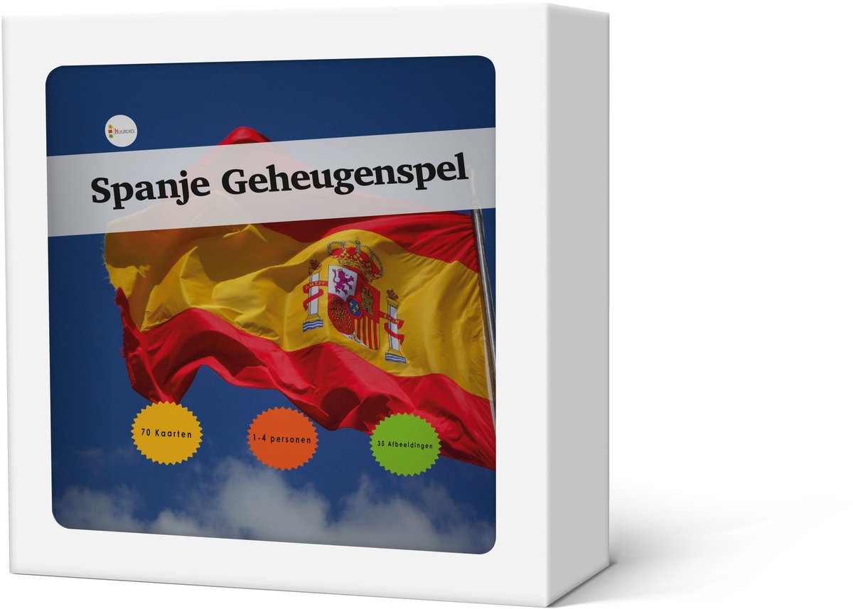 Geheugenspel Spanje - Kaartspel 70 kaarten - gedrukt op karton