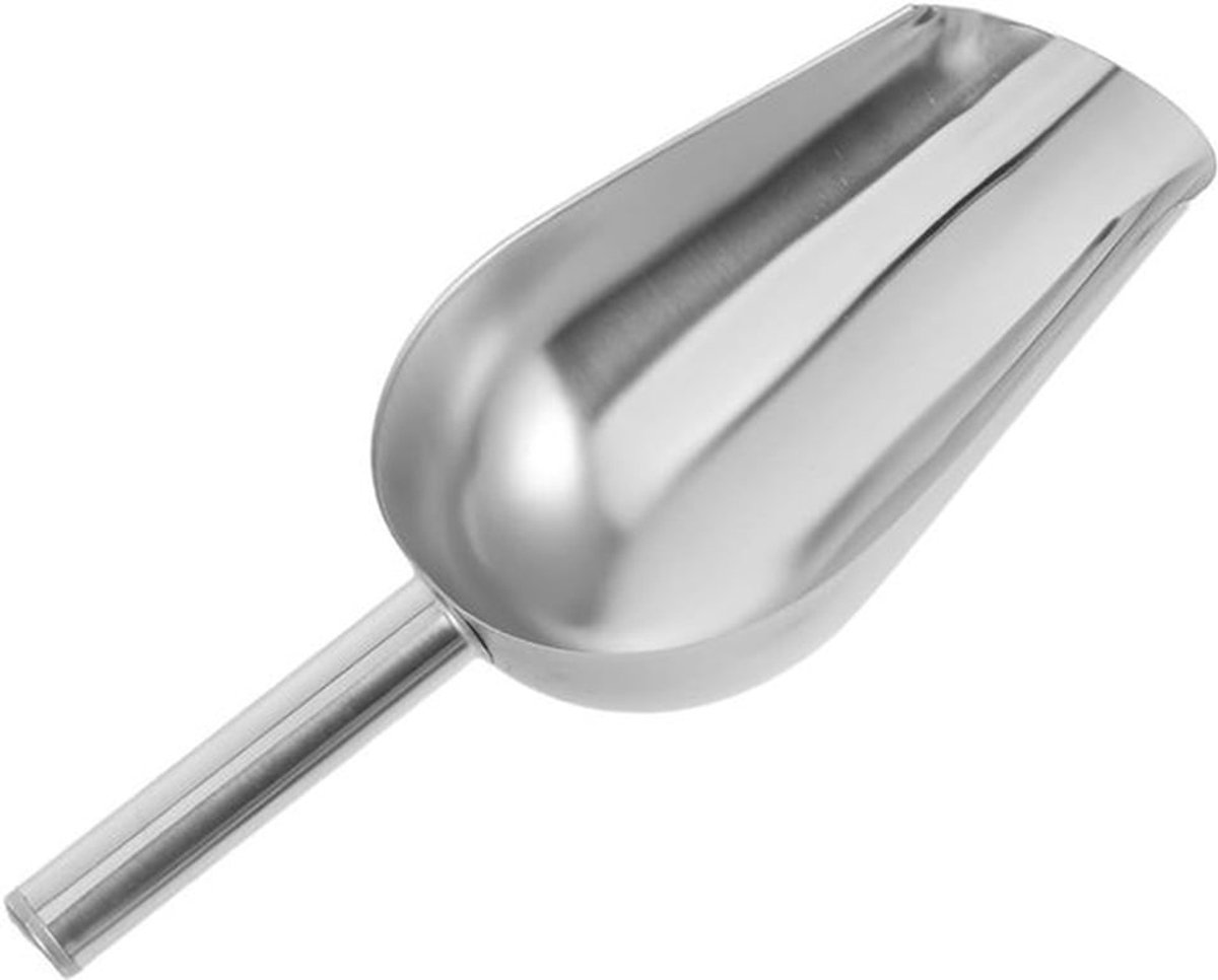 Grote RVS IJslepel 30 cm - Metalen Lining Schep voor Suiker, Snoep, IJsblokjes en Bloem - Keuken en Feestgebruik