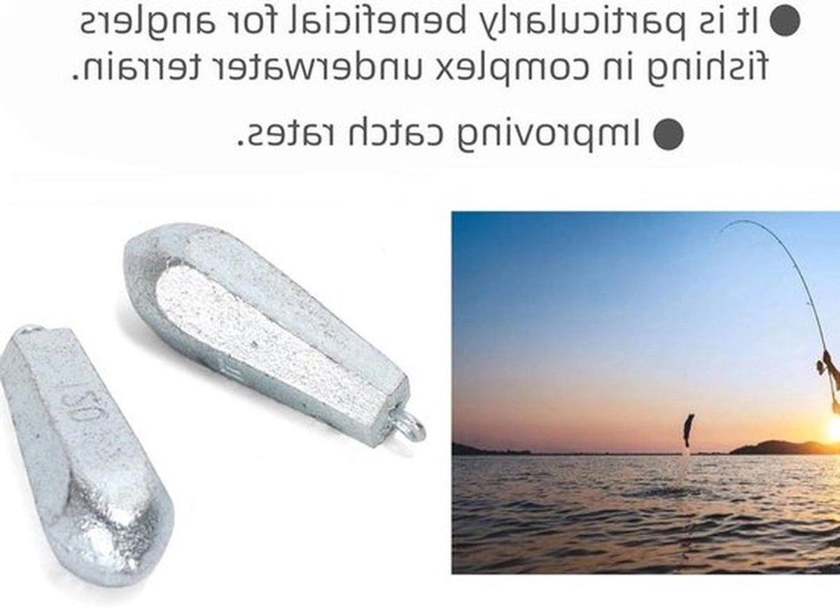 Teardrop Drop Shot Vissen Gewichten - 4 Stuks van 120g voor Zoutwater en Zoetwater Vissen