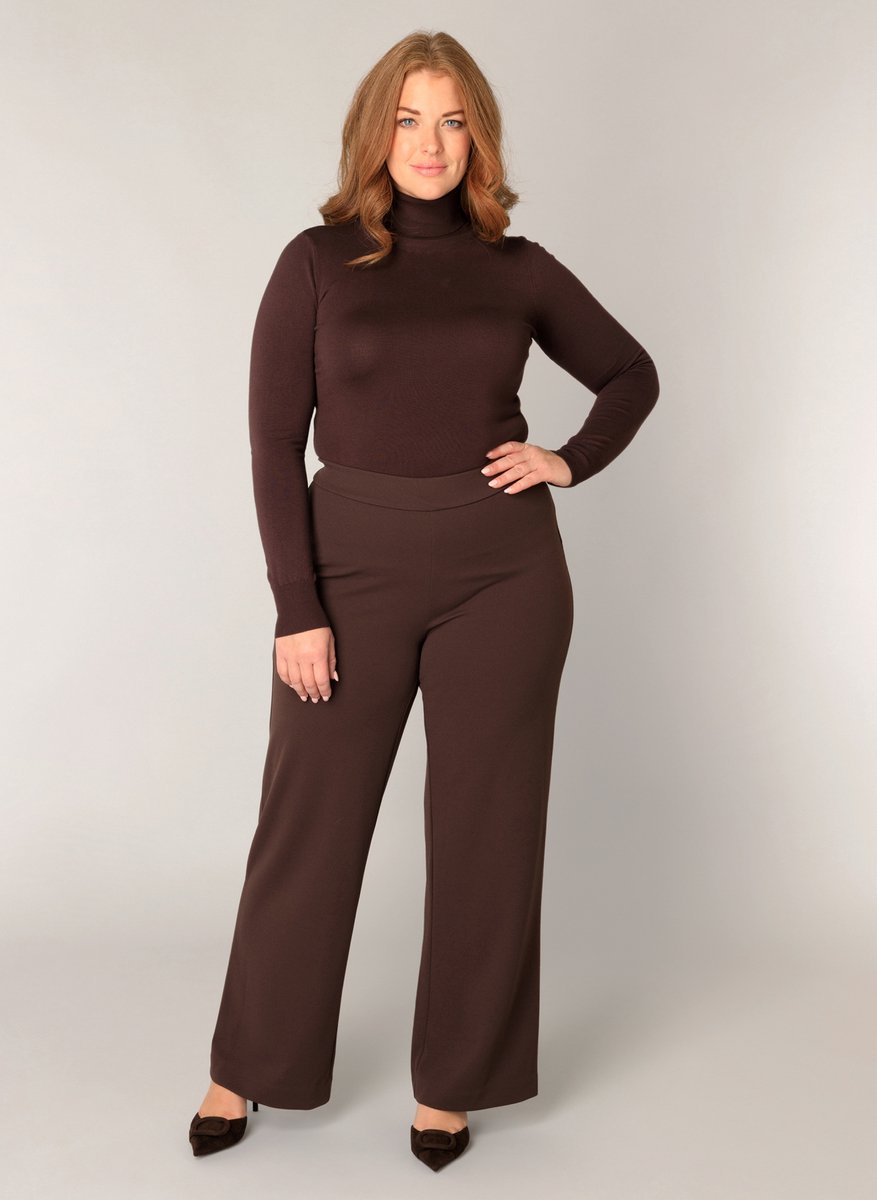 BASE LEVEL CURVY Yuena Trui - Brown - maat 0(46)