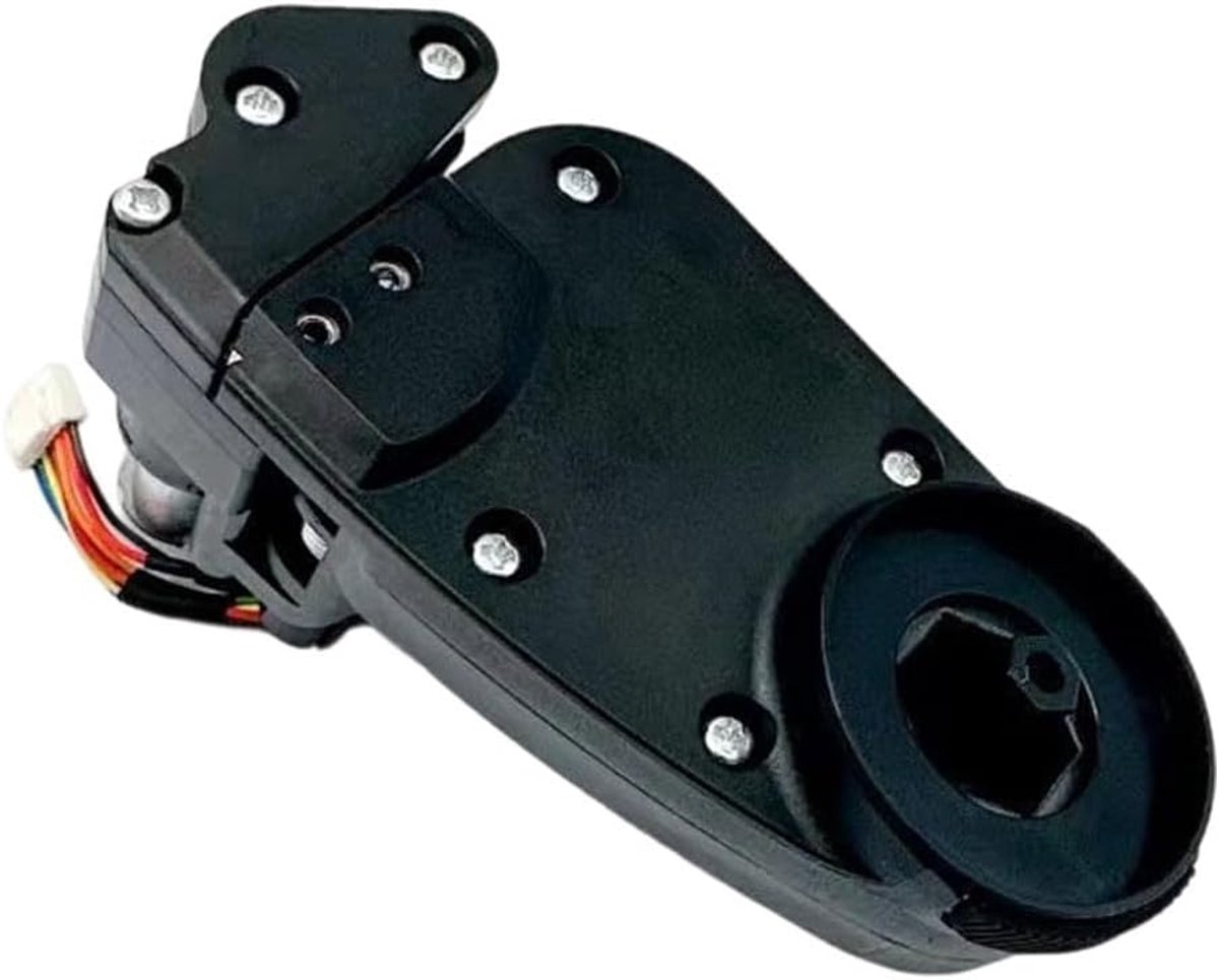 Zijborstel Motor - Robot Onderdeel - Stofzuiger Onderhoud - Stille Werking - 20x10x10 cm - Zwart