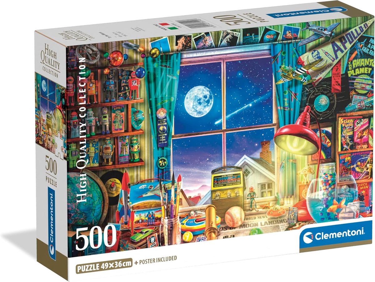 Puzzel 500 Stukjes - Volwassen Puzzel - Ontspannen Tijdverdrijf - Gerecyclede Materialen - 49 x 36 cm - Multicolor