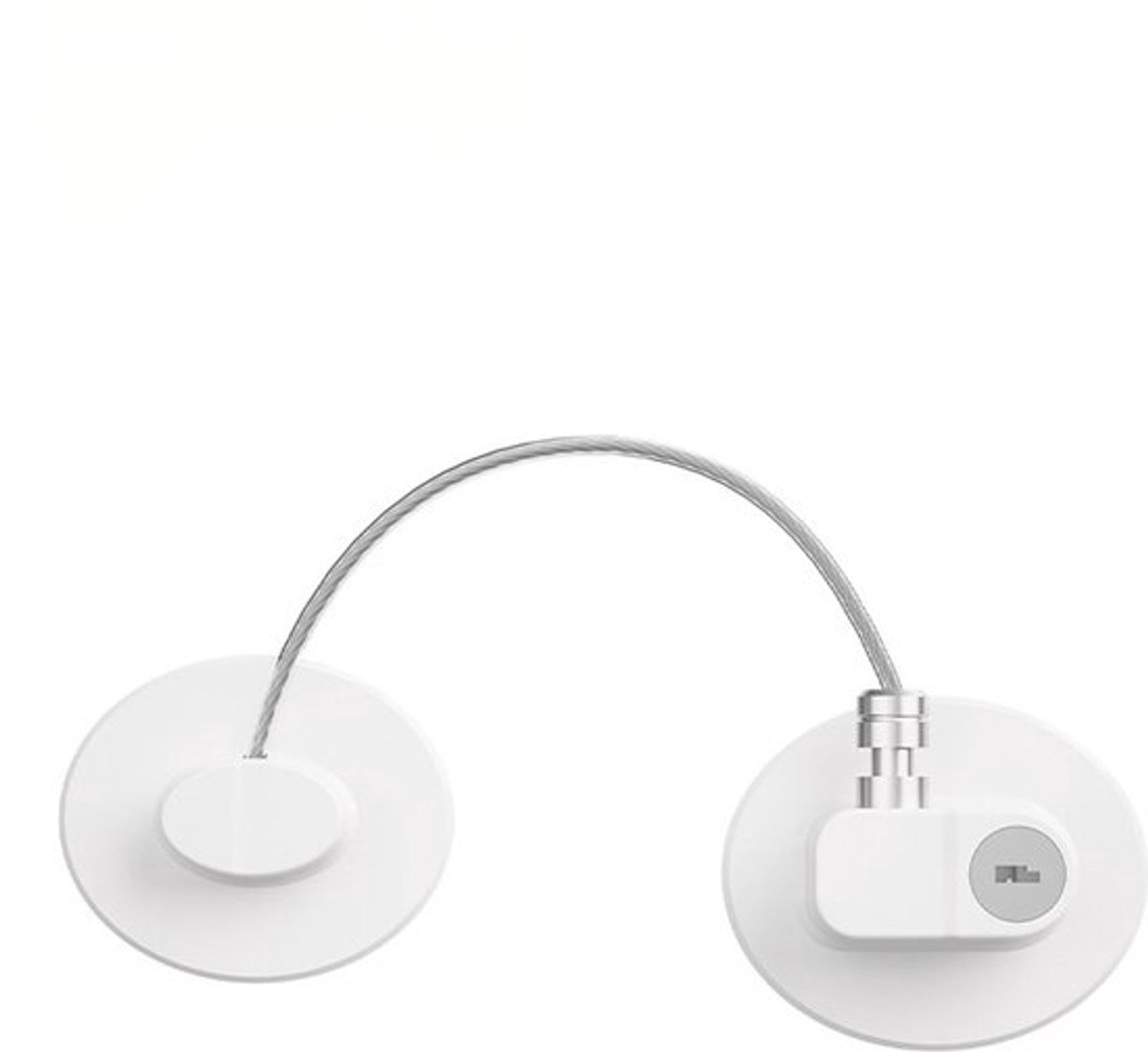 Koelkastslot, set van 5, koelkastslot, vriesvakslot en veiligheidsslot, koelkastslot, beschermslot, veiligheidsslot, beveiligingsproducten voor hoge gebouwen, kastdeurslot, wit - stijl 2