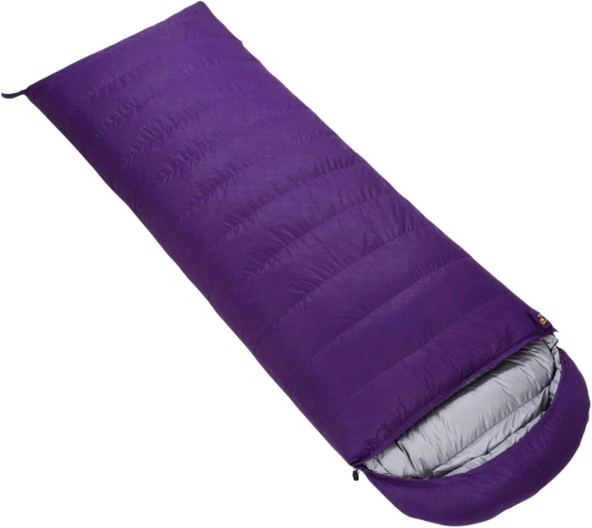 Donzen Slaapzak - Warme Slaapzak - Buiten Kamperen - Waterdicht en Winddicht - 208 x 80 cm - Paars