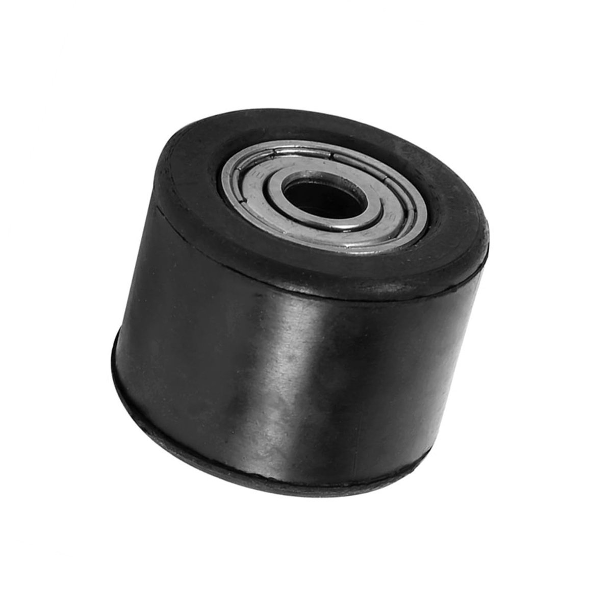 Dailygoods- Kettingrolspanner 8mm - Zwarte Rollen - Hard Rubber - Duurzaam - Geschikt voor Pitbike - Compleet met Lagers - Kettingrolwiel