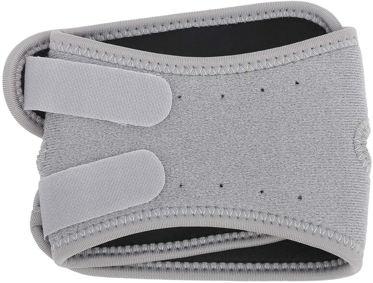 Kniebeschermer Kniebrace - Ondersteunende Bandage - Sport Fitness - Verstelbare Compressie - Gratis Maat - Zwart
