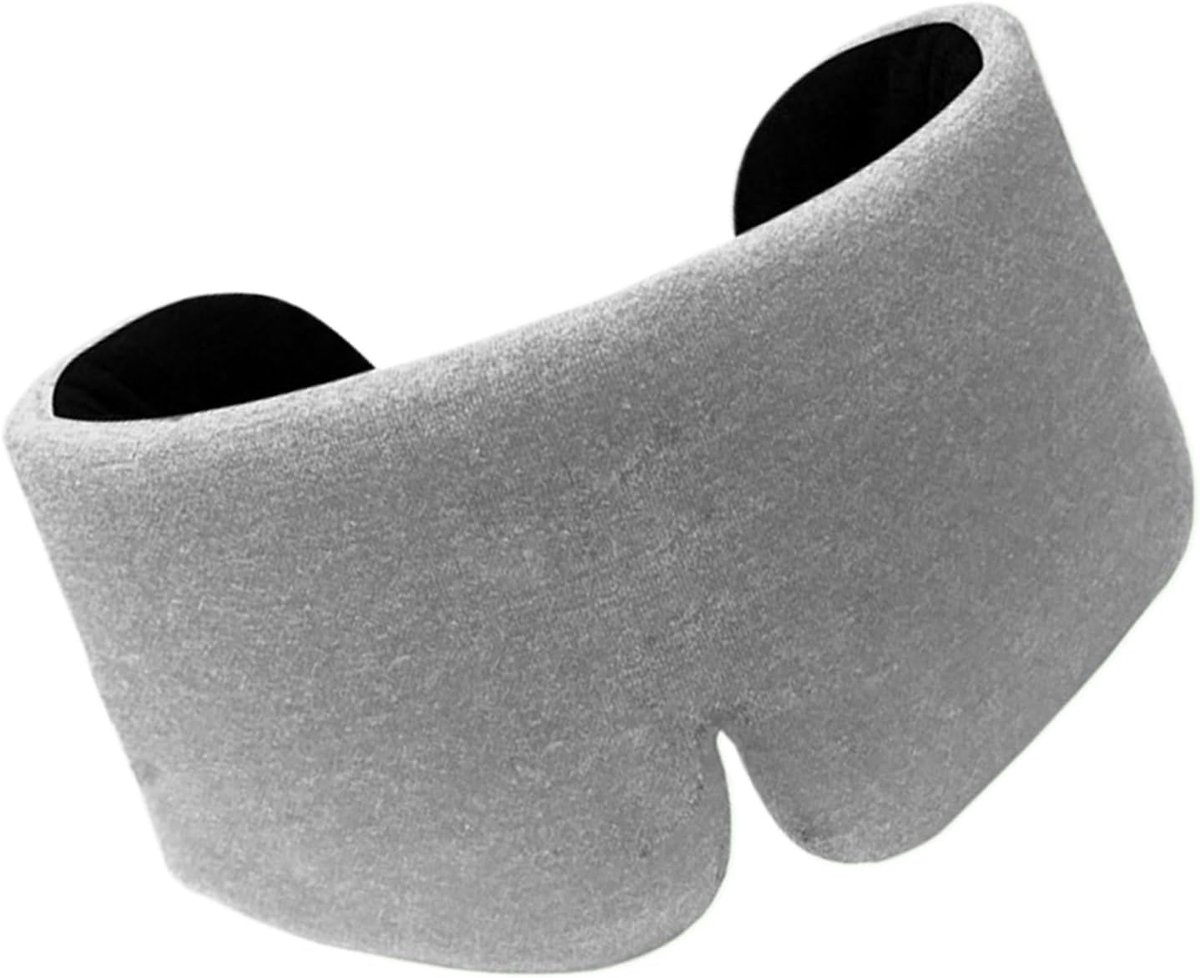 Slaapmasker - Oogbedekking - Diepe Rust - Meerlaagse Lichtblokkering - 28x9.5 cm - Zwart