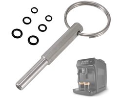 Dailygoods - Jura Ovale kopsleutel, ovale kopsleutel met sleutelring, ovale kopsleutel Jura, koffiezetapparaten ovale kop reparatie gereedschap, voor Jura/Krups/Aeg volautomatische koffiemachines