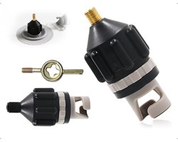 Dailygoods - SUP Valve Adapter - Inflatable Boat Accessoire - Compact en Handig - Zwart - Pomp Adapter voor SUP Board - Geschikt voor Kayak en Paddle...