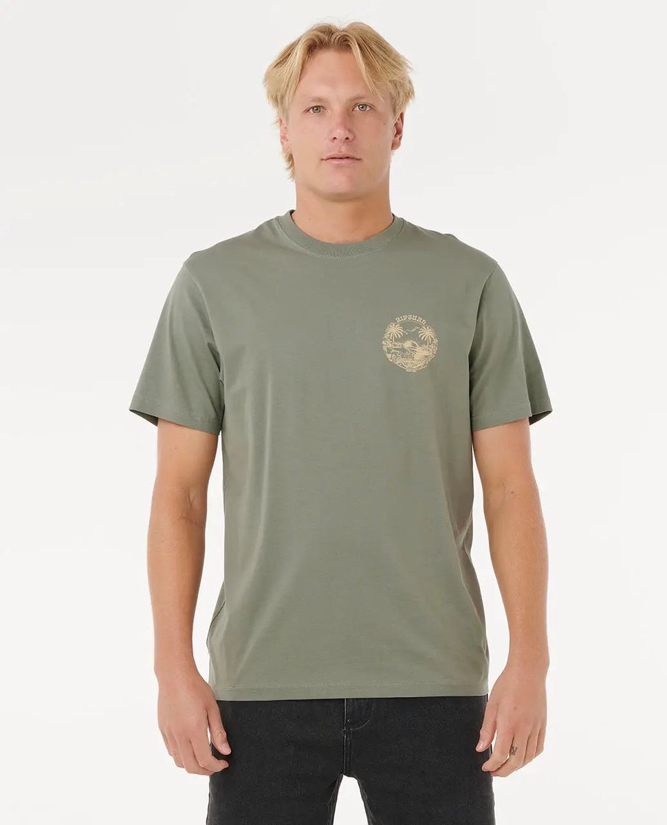 Rip Curl Surf Trip Tee Cactus Groen