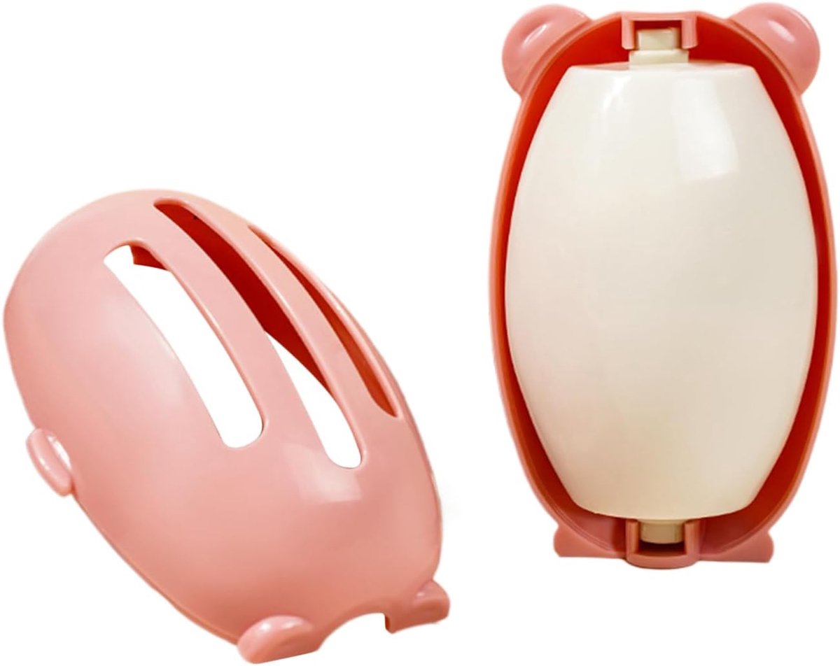 Herbruikbare pluisroller - Haarverwijderaar kleding - Kleding reinigen - Extra sterk kleefvermogen - 10 x 7 cm - Roze
