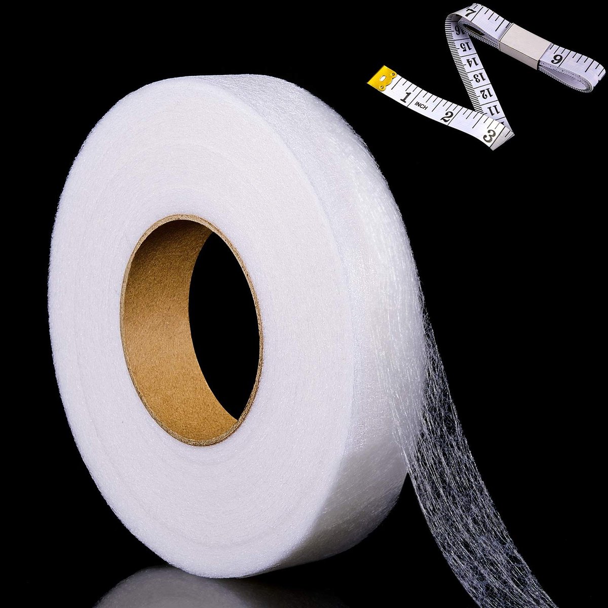 Dailygoods- Zoom Tape 70 Meter - Opstrijkbaar - Extra Breed 20 mm - Voor Jeans/Zomen - Gordijnen/Broek - Geen Naai. - Strijkband