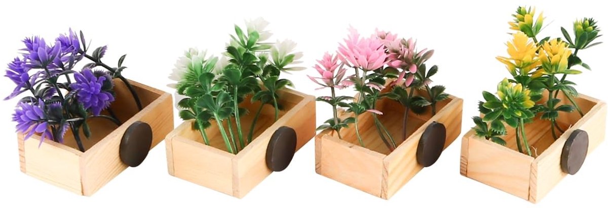 Dailygoods - Bloemen koelkastmagneten - Handgemaakte orchideeën - Kunstmatige planten - Decoratie voor thuis - Geschikt voor kantoor en school