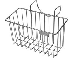 Hooi Voerbak - Knaagdier Accessoire - Netjes Voeren - Roestvrij Staal - 18.8x9x10.5cm - Zilver
