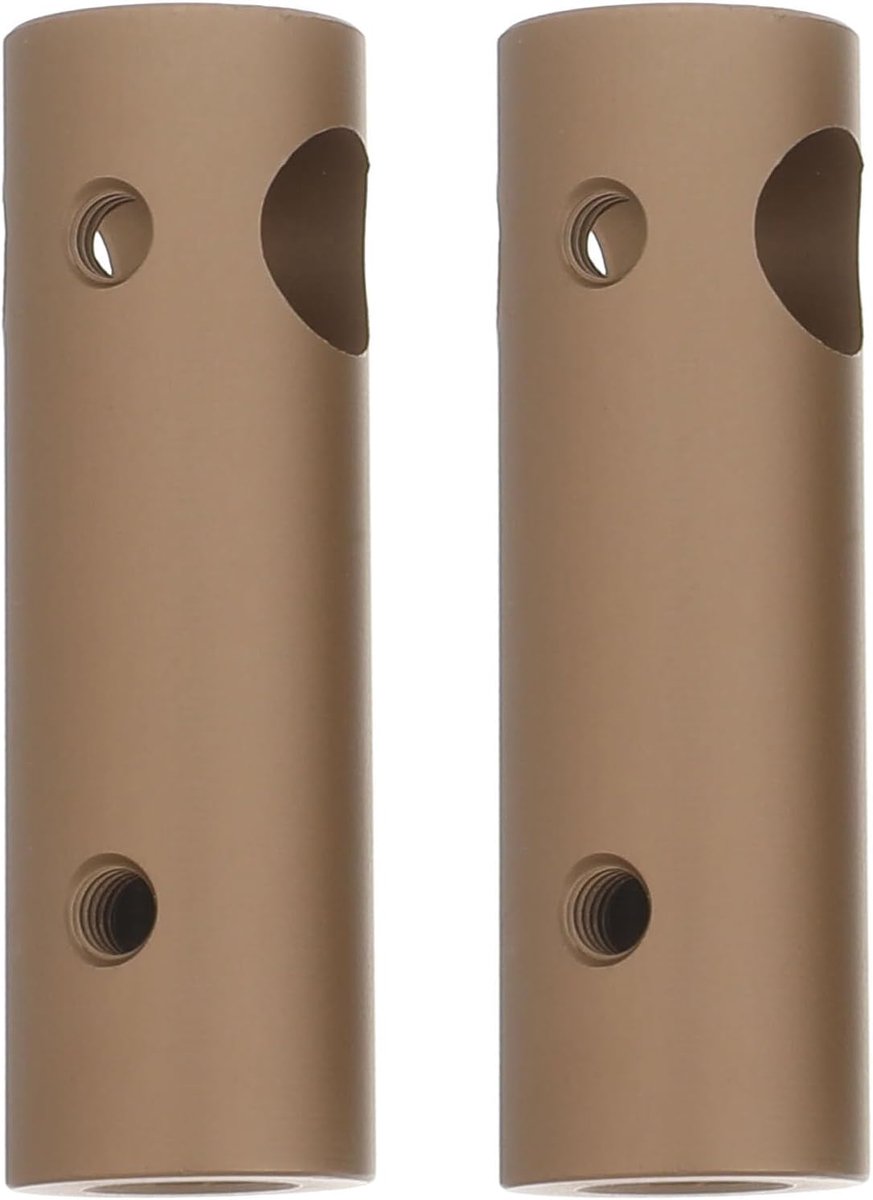 Meubelrail Connectoren - Kast Verbindingen - Meubelprojecten Uitvoeren - Aluminium Legering - 5 x 1.5 cm - Goudkleurig