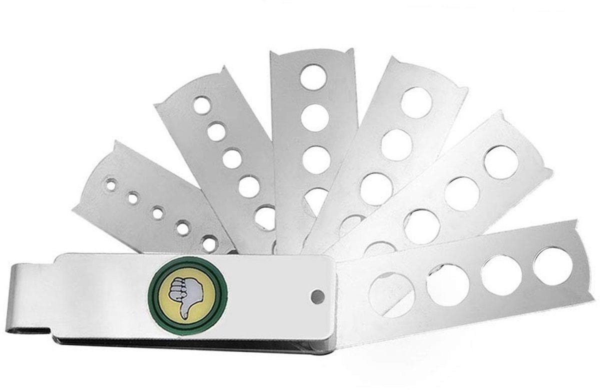 Dailygoods- Meetinstrument Nauwkeurige Karaatmetingen - Edelsteenmeter - Compacte Sieraden Sizer - Duurzaam Materiaal - Ideaal voor Ambachtslieden - Draagbaar Ontwerp - Sieradengereedschap