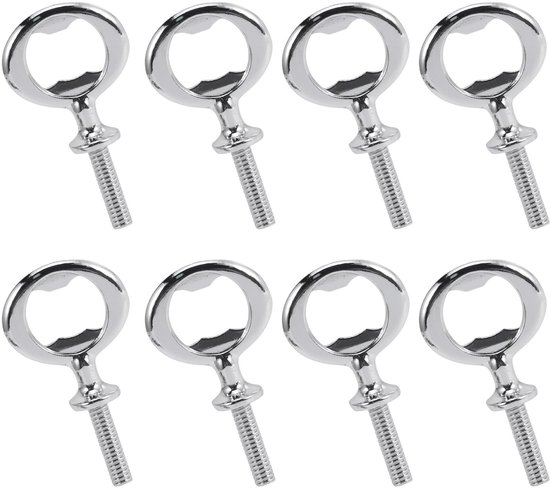 Dailygoods- Flesopener Set 8 Stuks - Multifunctionele Flesopeners - Kurkentrekker - Bieropener - Sleutelhanger - Zilveren Ijzer van Dailygoods — afbeelding 5