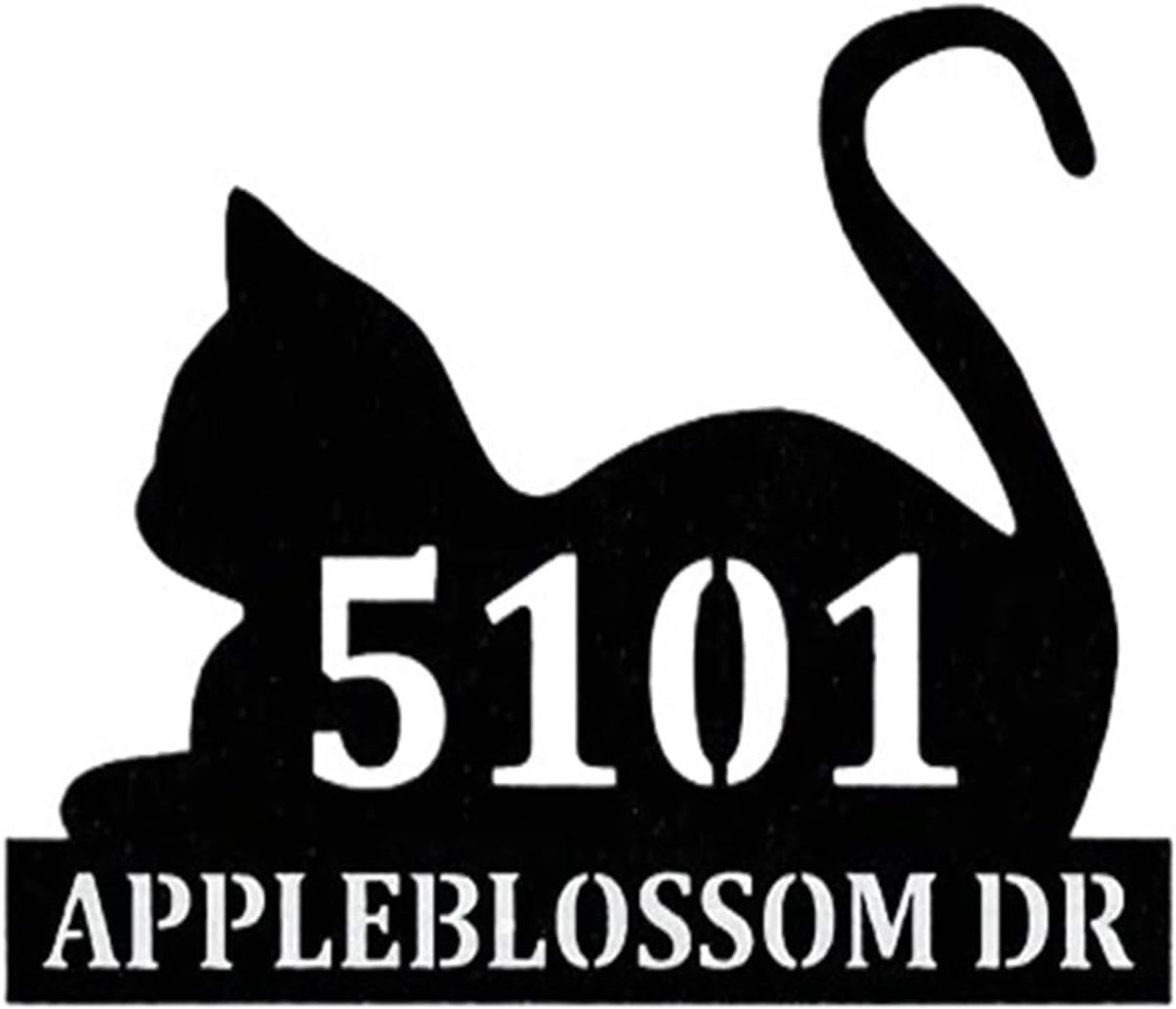 Metalen Adresbord - Huisnummer Bord - Kamerdecoratie - Met Tekst - 40x29cm - Metaal