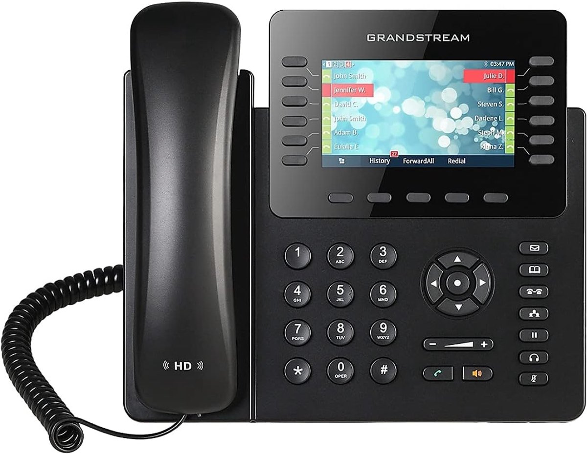 IP Telefoon - Zakelijk Telefoon VoIP - Zakelijke Communicatie - 4.3 Inch Kleurendisplay - 1.43 Kilogram - Zwart