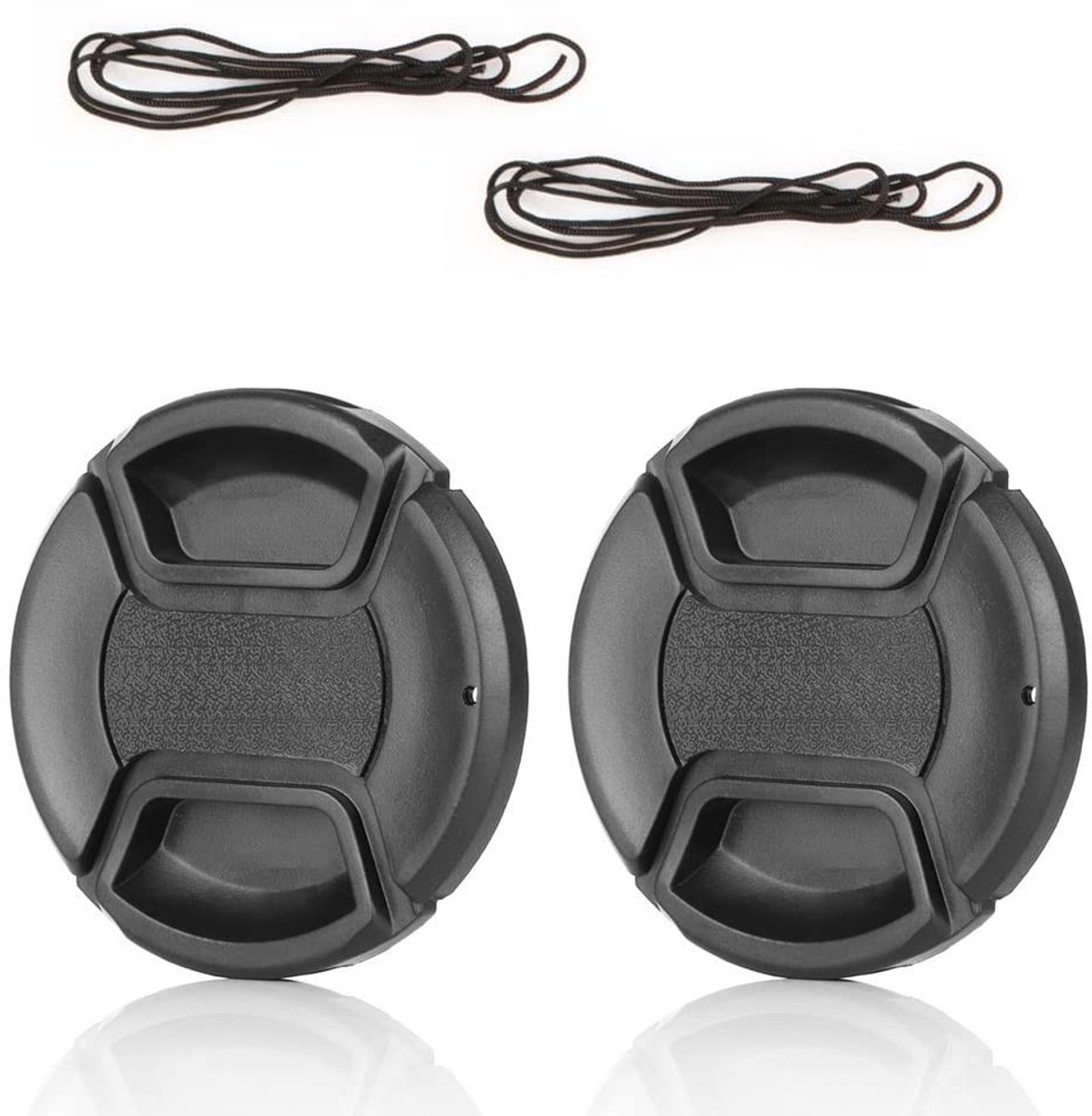 Dailygoods- Lensdop 55 mm - Reservekop - Compatibel met DSLR-camera's - Bescherming tegen vuil/krassen/stoten - Geïntegreerd vergrendelingsmechanisme - Geschikt voor verwisselbare lenzen - Lensdeksel